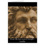Inspirational Goethe Quote Greeting Card