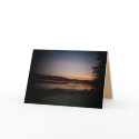 Inspirational Greeting Card-Sunset Lake Design