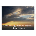 inspirational Hindu Proverb from India Card