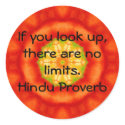 inspirational Hindu Proverb from India stickers