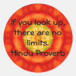 inspirational Hindu Proverb from India Stickers