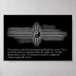 Inspirational Karate Poster posters