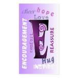 Inspirational Motivational Wallet Size Card business cards