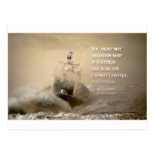Inspirational Quote by St. Thomas More Postcards