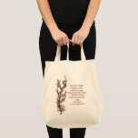 Inspirational Quote Just For Today Tote Bag