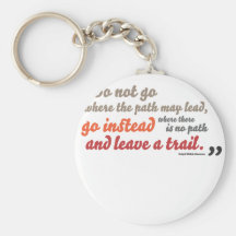 Inspirational quote key chain