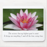 Inspirational quote mousepads