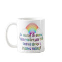 Inspirational Religious Coffee Mug Cup Rainbow