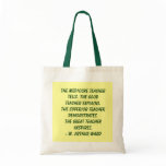 Inspirational teacher quote bags