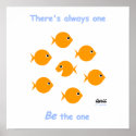 Inspirational Teachers Cute Classroom Poster posters