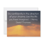 Inspirational Thoreau Quote invitations