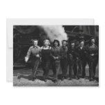 Inspirational World War I Women Railroad Workers invitations
