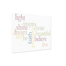 Inspire Faith Canvas Print