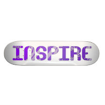 Inspire - Purple Custom Skate Board