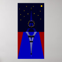 Inspired by the Tour Eiffel, EU and the Palai de C Print