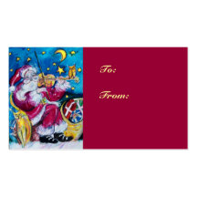 INSPIRED SANTA Christmas Night Business Card Templates