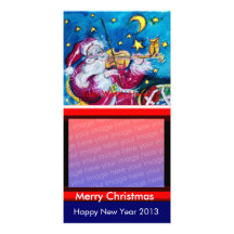 INSPIRED SANTA CHRISTMAS PHOTO TEMPLATE PHOTO CARD