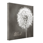 Inspired Wish Dandelion Canvas Prints