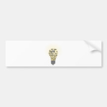 Inspiring Care Giving Quote Bumper Sticker