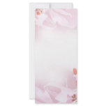 Inspiring Orange blossom and Pink damask Rack Card Template
