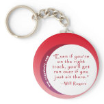 Inspiring Quote for Motivation Keychain