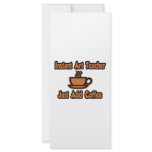 Instant Art Teacher...Just Add Coffee rack cards