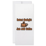 Instant Geologist...Just Add Coffee rack cards