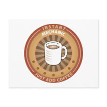 Instant Mechanic Post Card