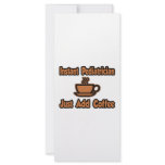 Instant Paediatrician...Just Add Coffee rack cards