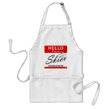 Instant Skier Just Add Snow Apron