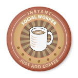 Instant Social Worker magnets
