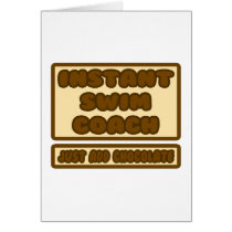 Instant Swim Coach ... Just Add Chocolate cards