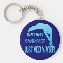 Instant Swimmer Just Add Water Keychains