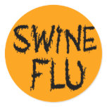 Instant Swine Flu Costume stickers