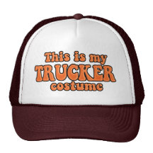 Instant Trucker Halloween Costume Trucker Hats