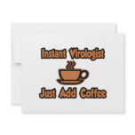 Instant Virologist...Just Add Coffee invitations