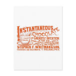 Instantaneous Chocolate! postcards