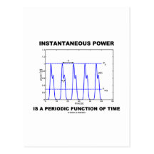 Instantaneous Power Is A Periodic Function Of Time Postcards