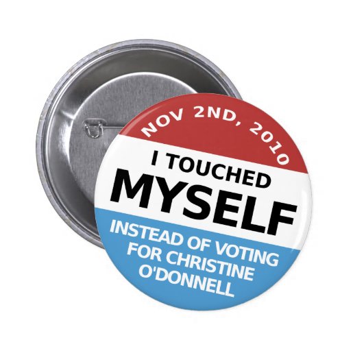 ...Instead Of Voting For Christine O'Donnell Pinback Buttons