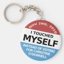 ...Instead Of Voting For Christine O'Donnell Key Chains
