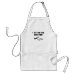 Insulting slogan aprons