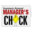 INSURANCE ACCOUNT MANAGER’S CHICK cards