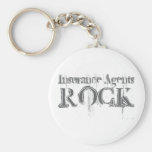 Insurance Agents Rock Key Chain