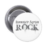Insurance Agents Rock Pinback Button