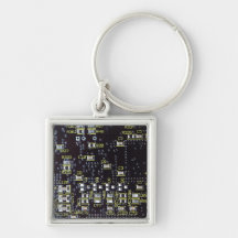 Integrated Circuit Board Luggage & Laptop Tag Keychain