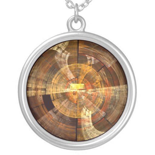 Integrity Abstract Silver Necklace