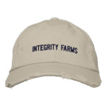 Integrity Farms embroidered hats