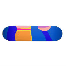 Intelligence Blue Skateboard