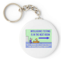 intelligence testing next room key chain