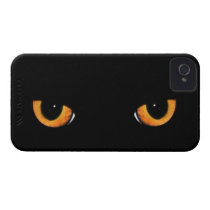 Intense Black Cat Eyes Iphone 4 Cover